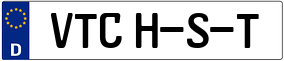 Truck License Plate